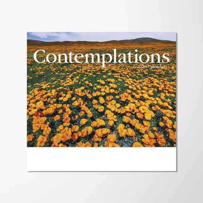 Wall calendar with full-bleed photography printed by a Las Vegas calendar printing company.