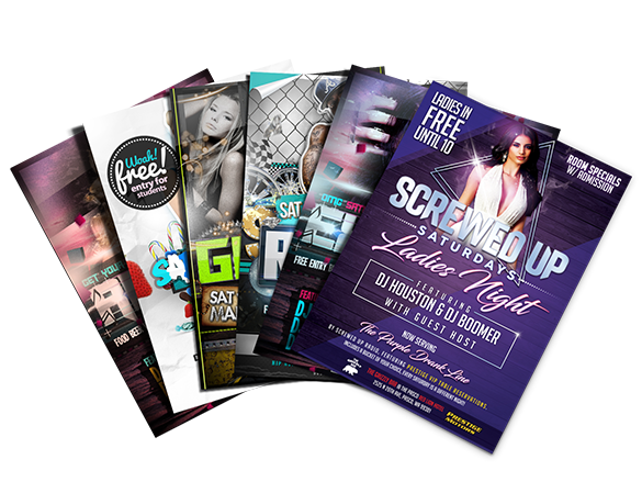 examples of various magazines printed by Valley Press of Las Vegas