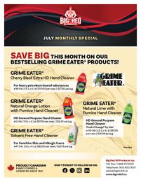 Big Red Oil Monthly Specials
