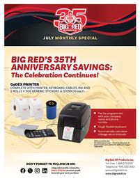 Big Red Oil Monthly Specials