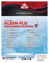 Big Red Oil Monthly Specials