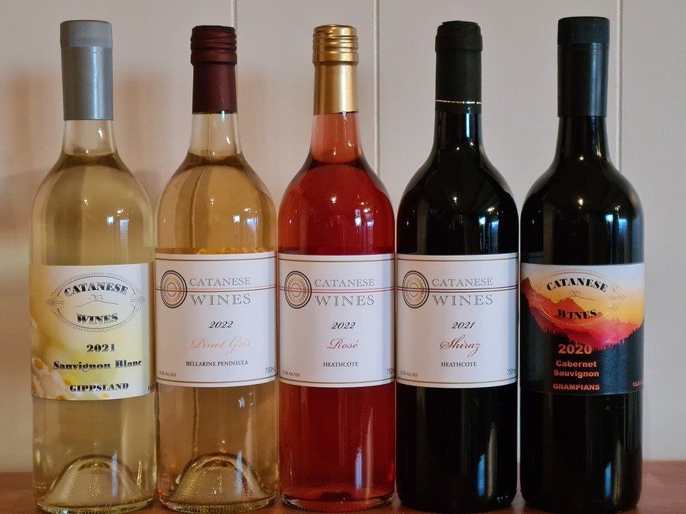 wine bottles