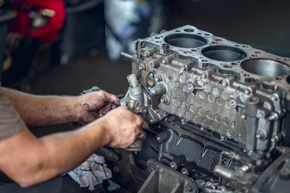 Qualified Mechanic Is Servicing A Diesel Engine - Mechanic in Bendigo, VIC