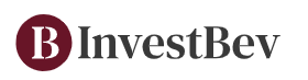 A logo for a company called investbev is shown on a white background.