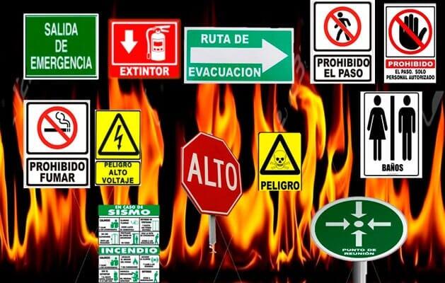 CONTRA FUEGO - SEÑALAMIENTOS