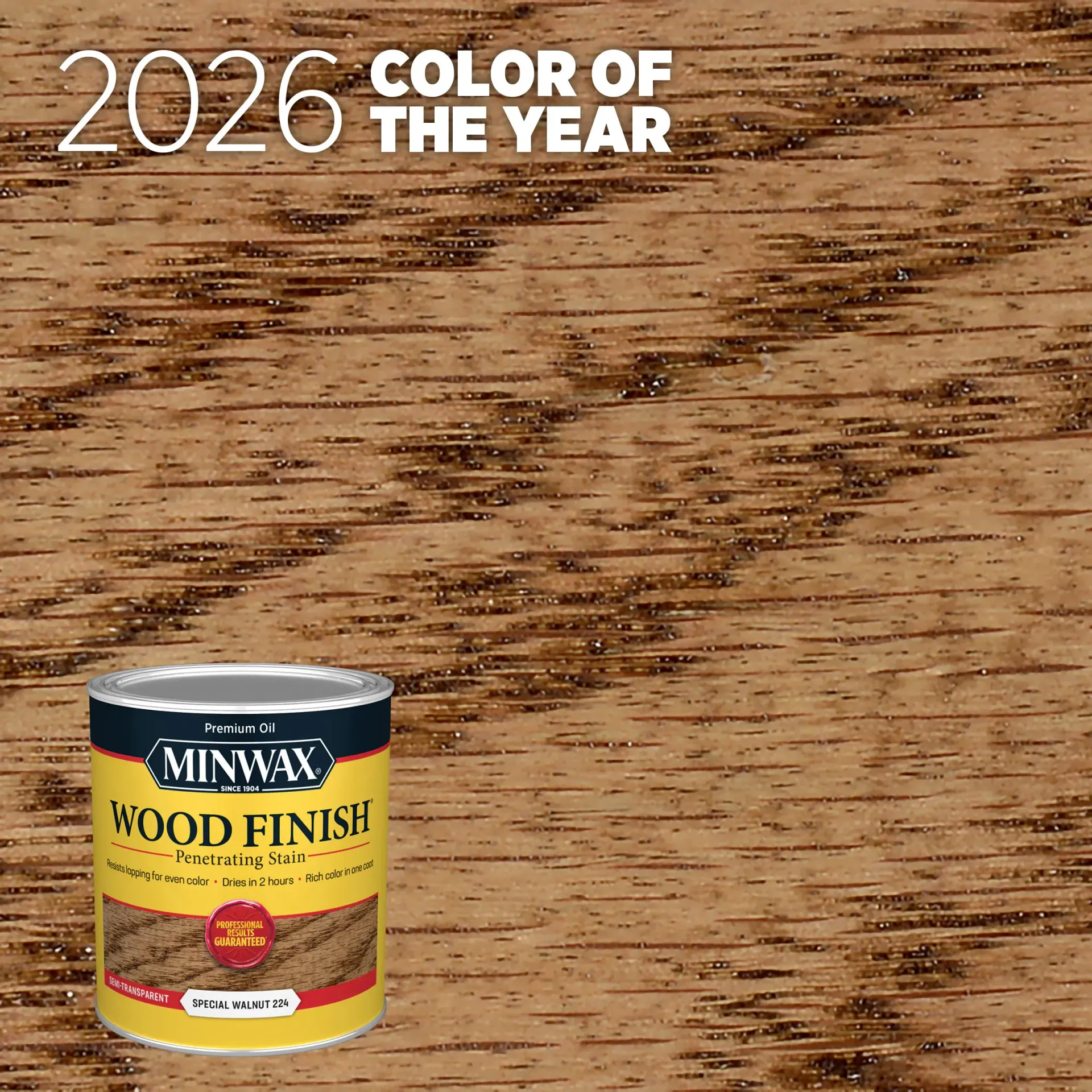 Minwax Wood Finish Oil-based 2026 Color of the Year