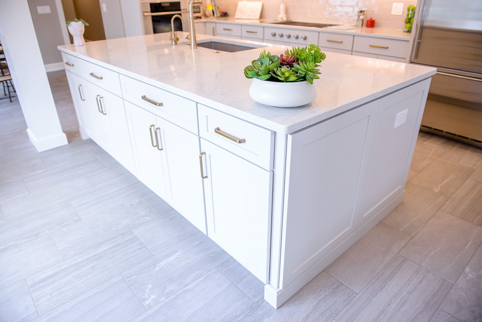 Ultra Clean Contemporary Kitchen Remodel in Hudson, OH