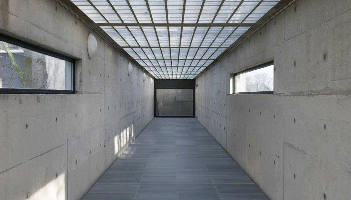 View of concrete flooring