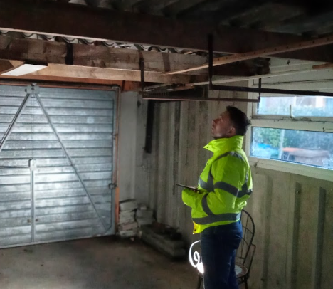 inspection to identify asbestos in artex