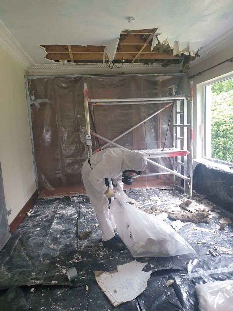 asbestos refurbishment survey being carried out by core asbestos scotland