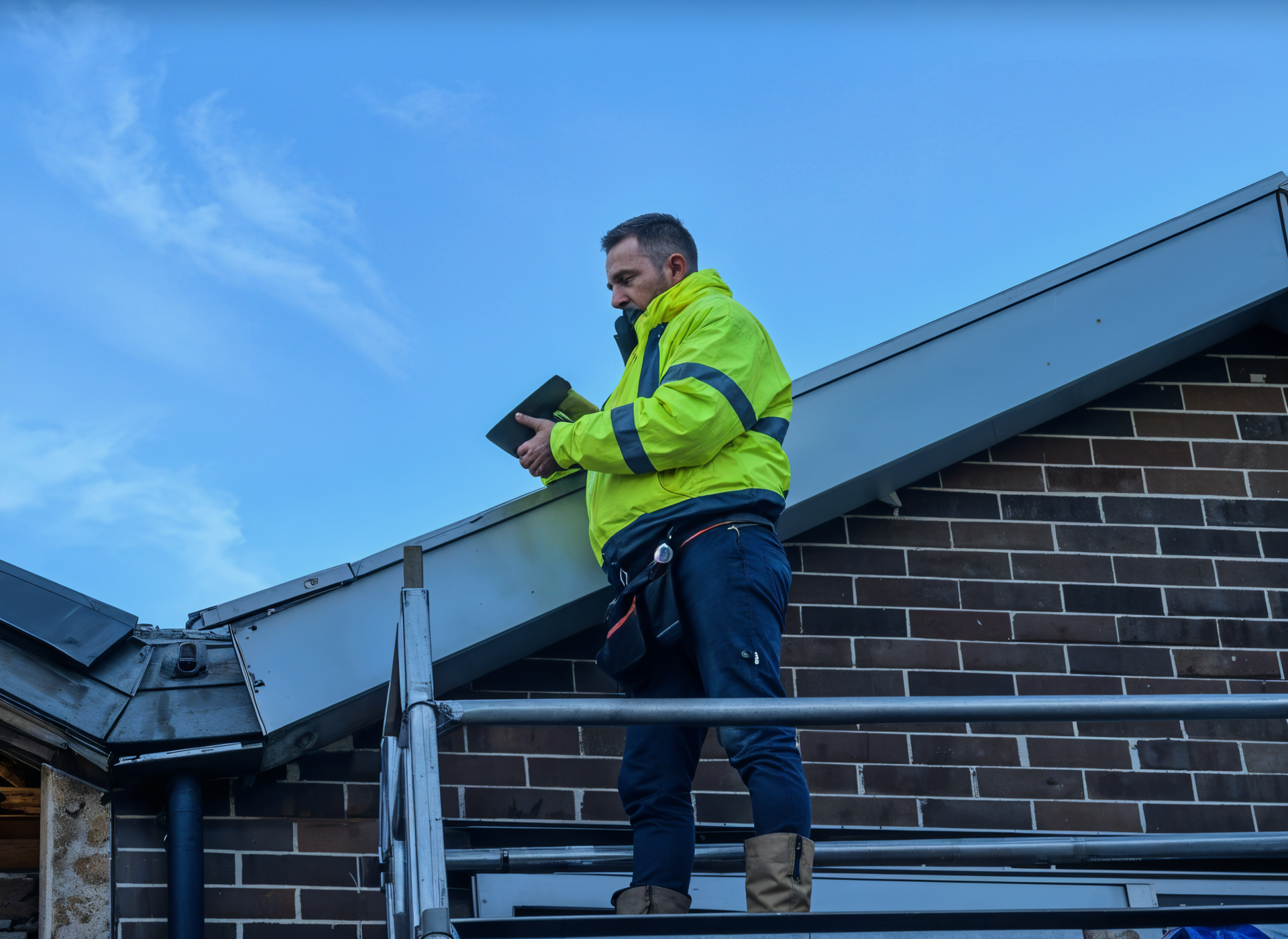 an expert  asbestos surveying for asbestos material in a Glasgow house