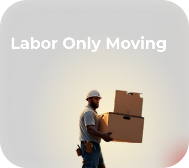 Movers loading a rental truck with household items