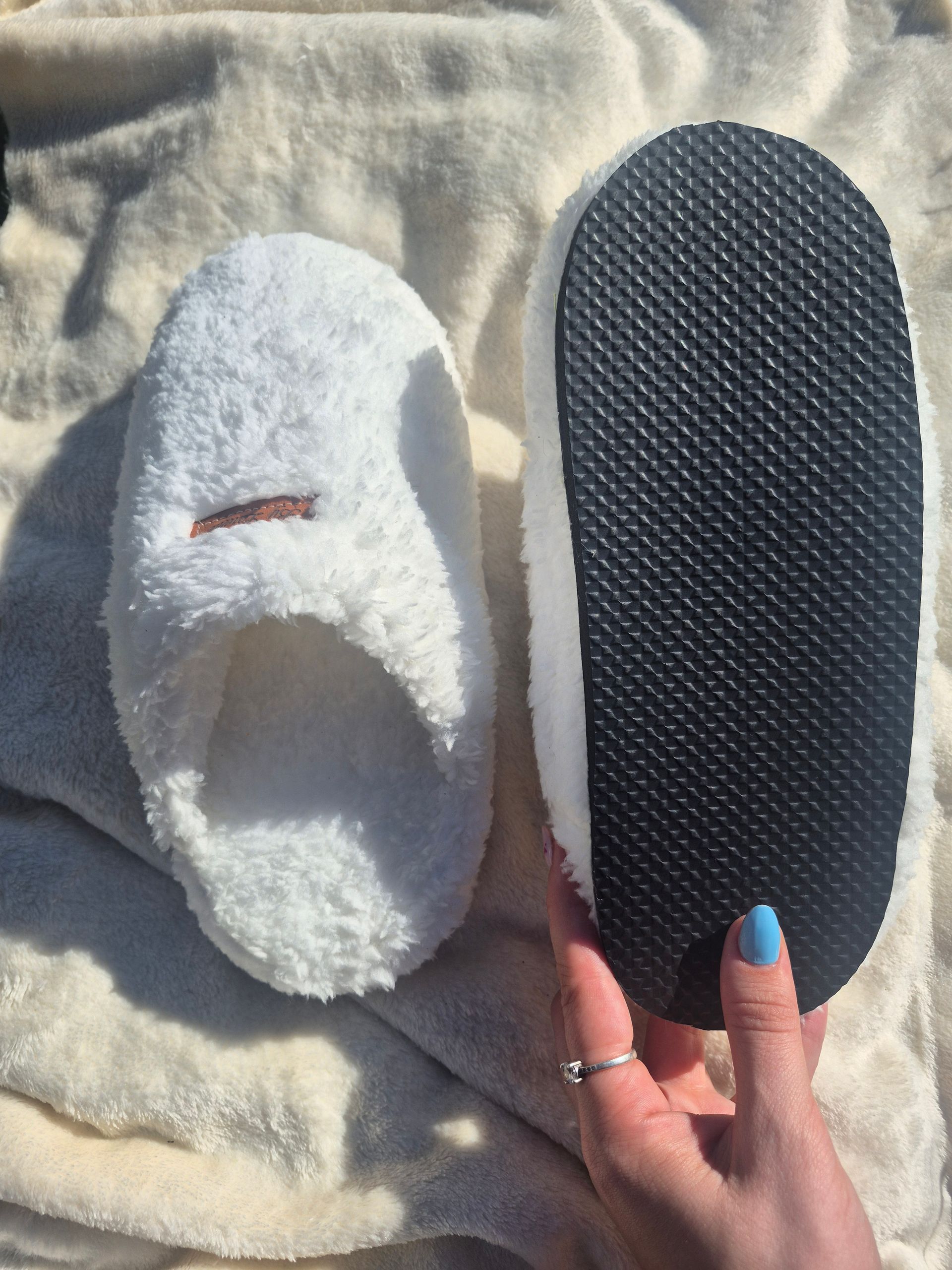 Pantuflas Blancas