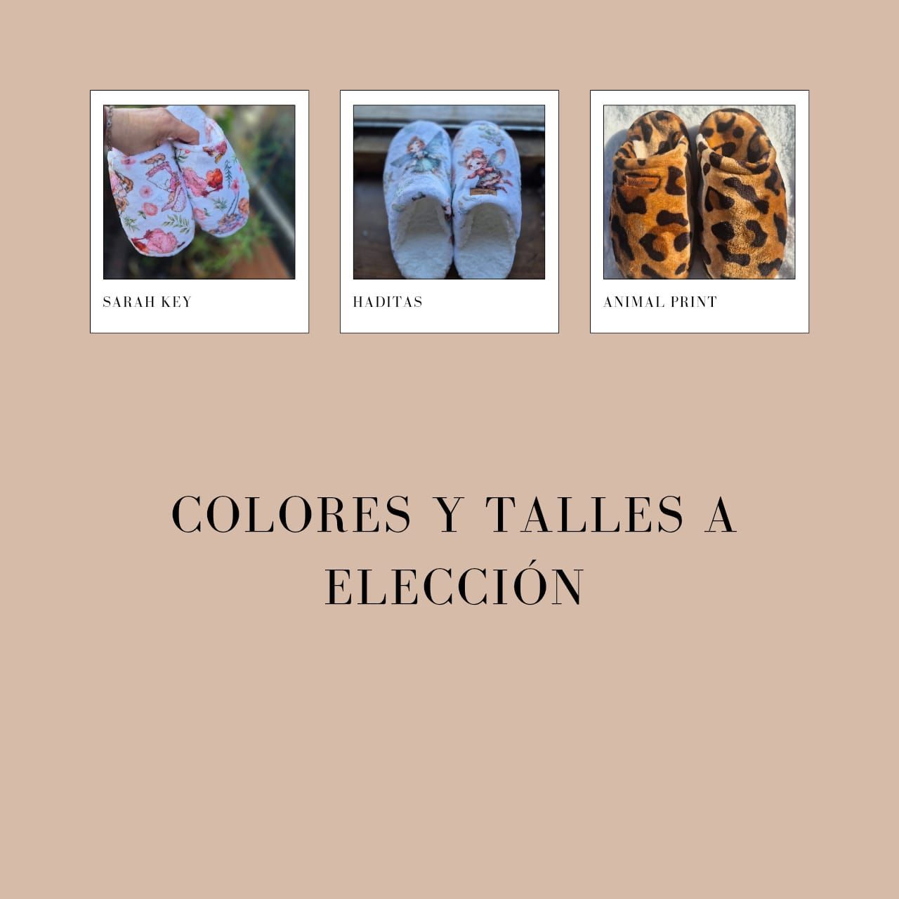 PACK x3 PANTUFLAS