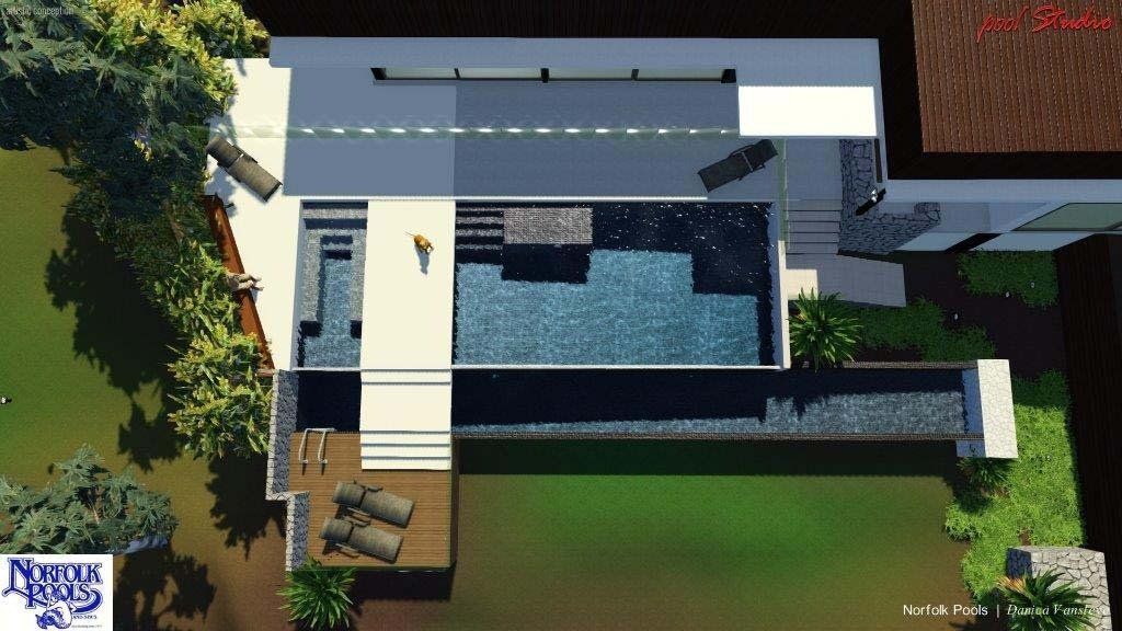 Richards Pool Project Design — Brisbane, QLD — Elegance Pool Design