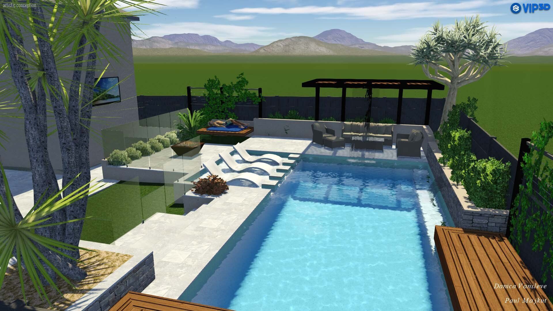 Majkut Pool Project — Brisbane, QLD — Elegance Pool Design