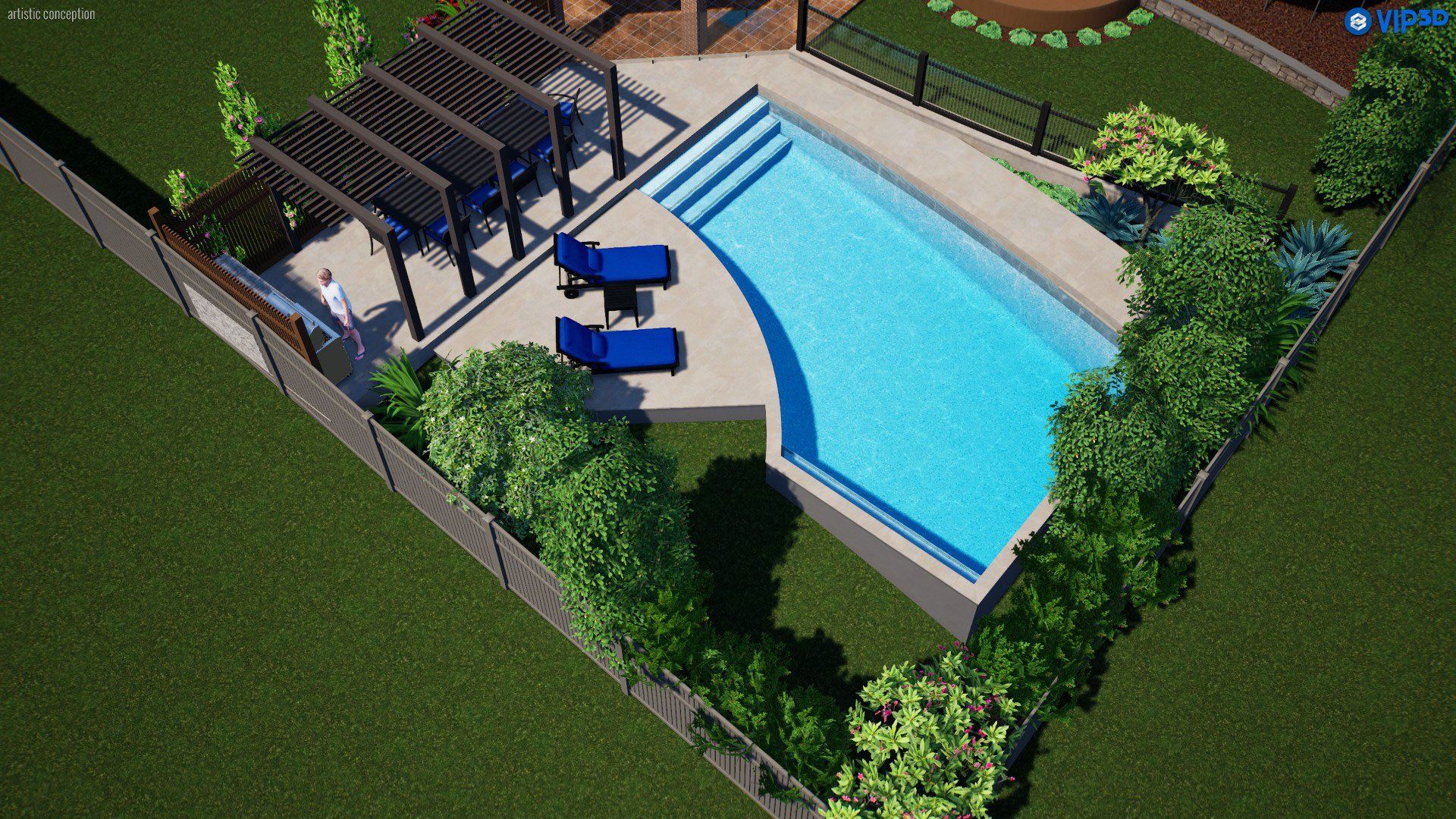 Pool Rendering Service — Brisbane, QLD — Elegance Pool Design