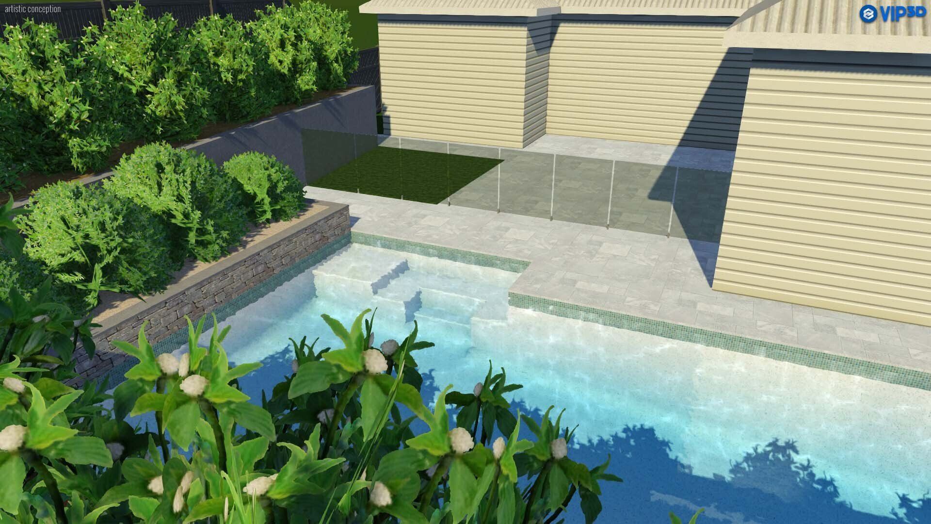 Verrept Pool Project Design — Brisbane, QLD — Elegance Pool Design