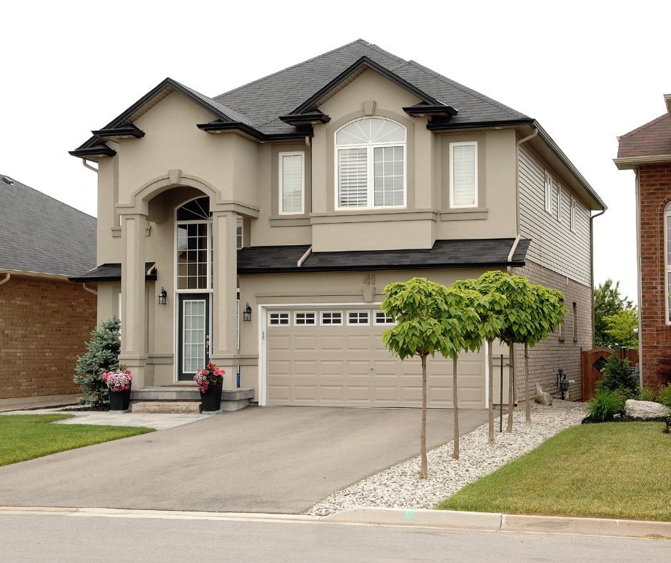 a two-storey house