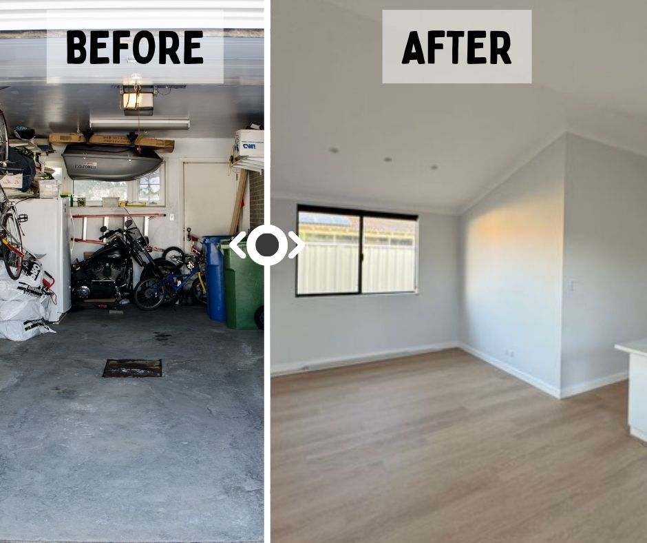 convert garage into granny flat