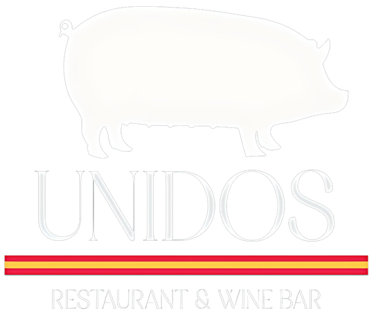 White pig logo over 