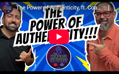 Two men on a podcast titled 