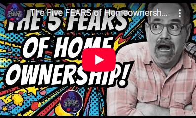 A shocked man with glasses, title 
