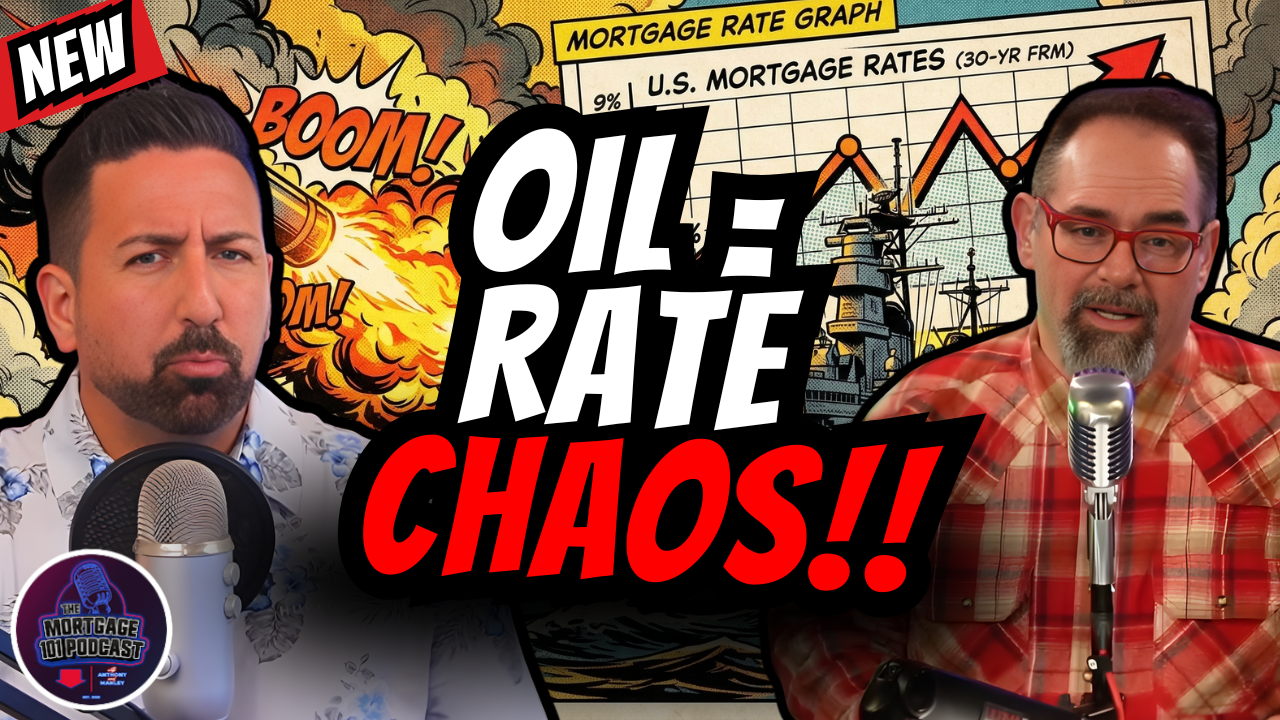 Two men with microphones discussing 