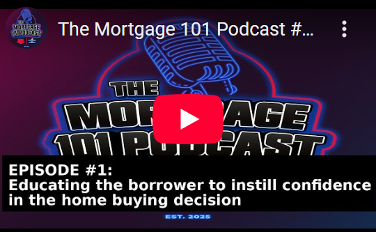 The mortgage 101 podcast episode #1: educating borrowers to instill confidence when buying a home