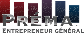 Un logo pour une entreprise appelée prime entrepreneur général