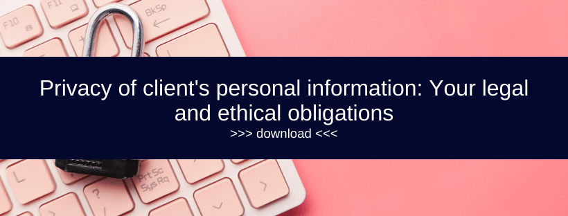 Privacy of Clients Personal Information