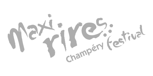 Un logo pour un festival appelé festival maxi risos champery.