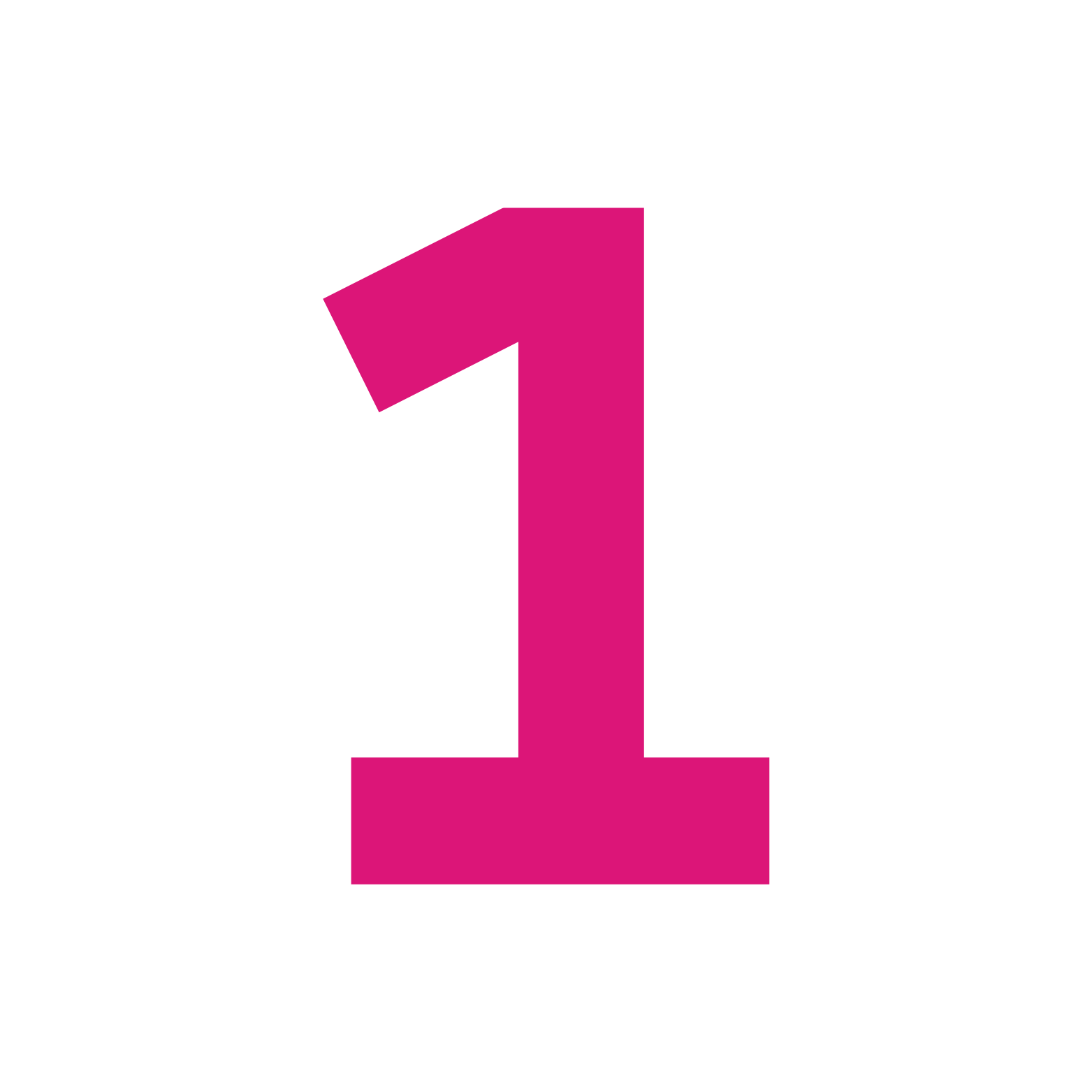 Pink number one. Pink number one.