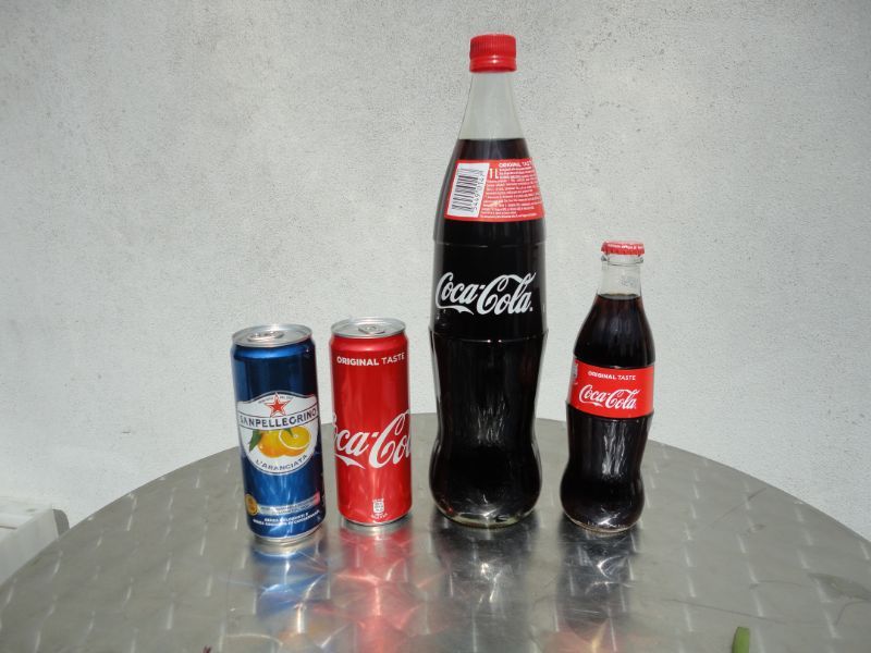 distribuzione bibite CocaCola e aranciata