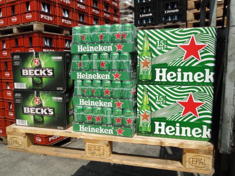 Birra Heineken e Beck's