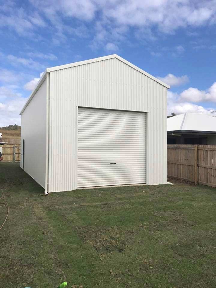White Tall Shed — Designer Shed in Yeppoon, QLD
