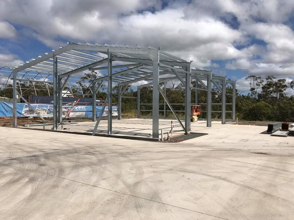 Under Construction Shed — Designer Shed in Yeppoon, QLD