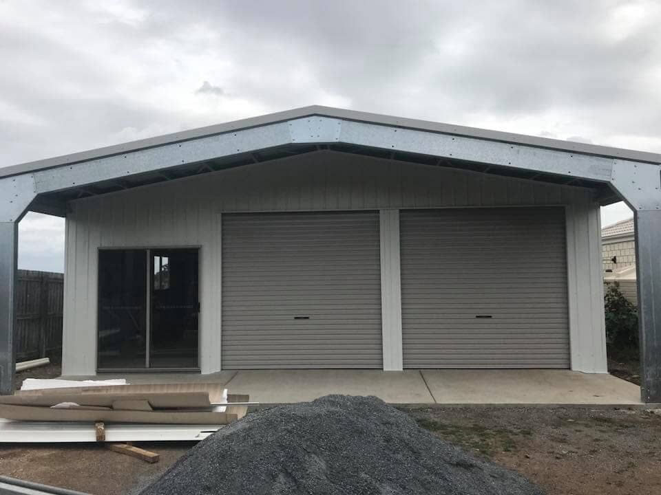 Shed with Roller Door — Designer Shed in Yeppoon, QLD