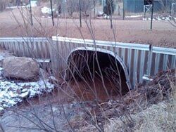 Aluminum box culvert - Canon City, Colorado - Skyline Steel