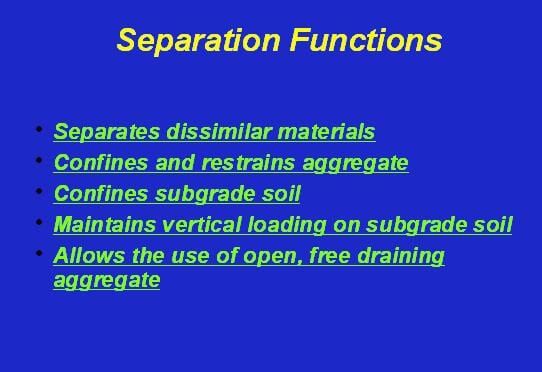 geotextile separation - Canon City, Colorado - Skyline Steel