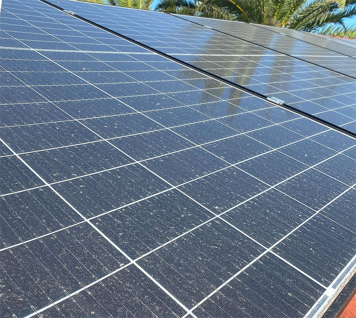 Solar Panel Cleaning Perth - Before