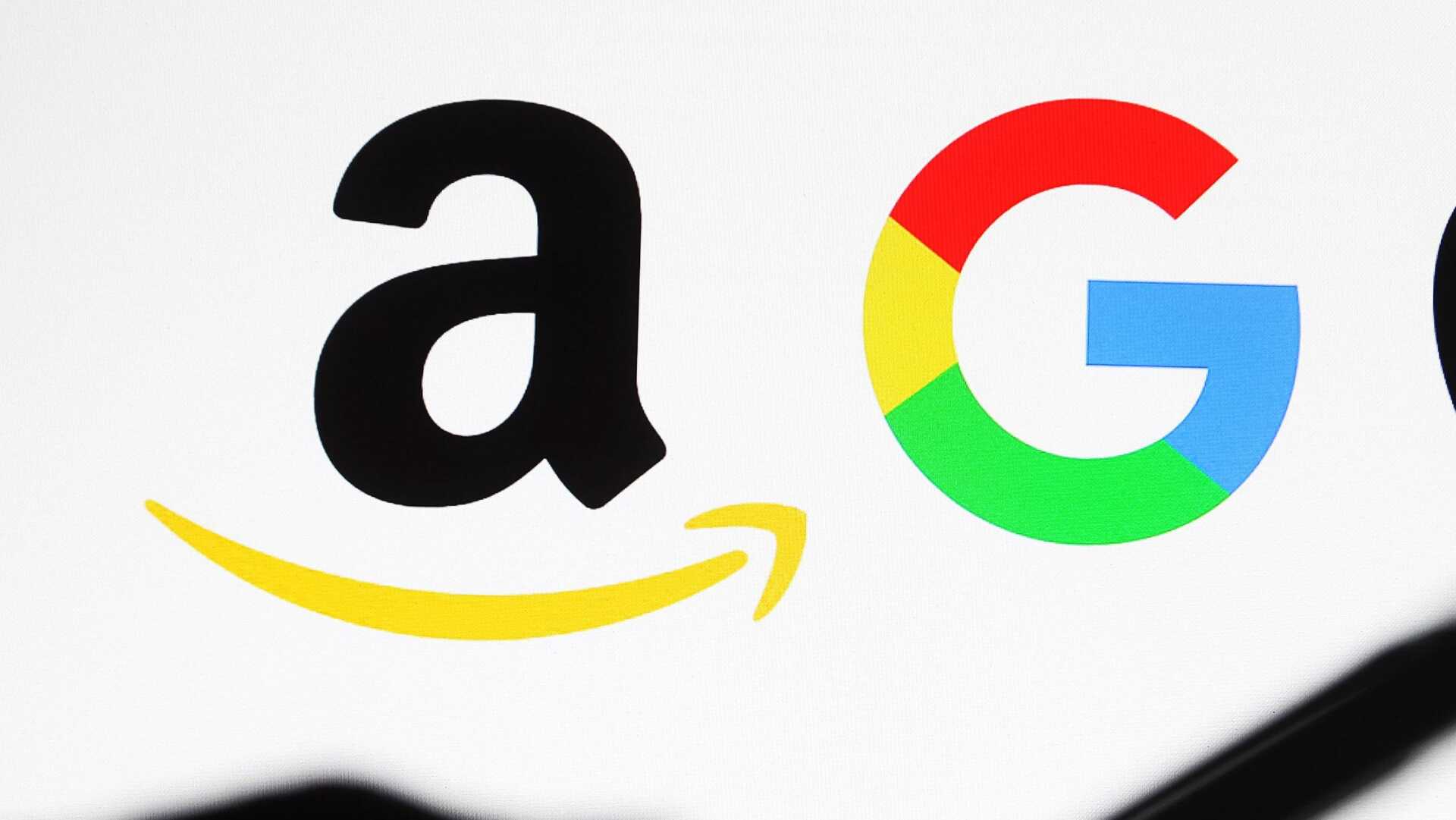 amazon logo and google logo