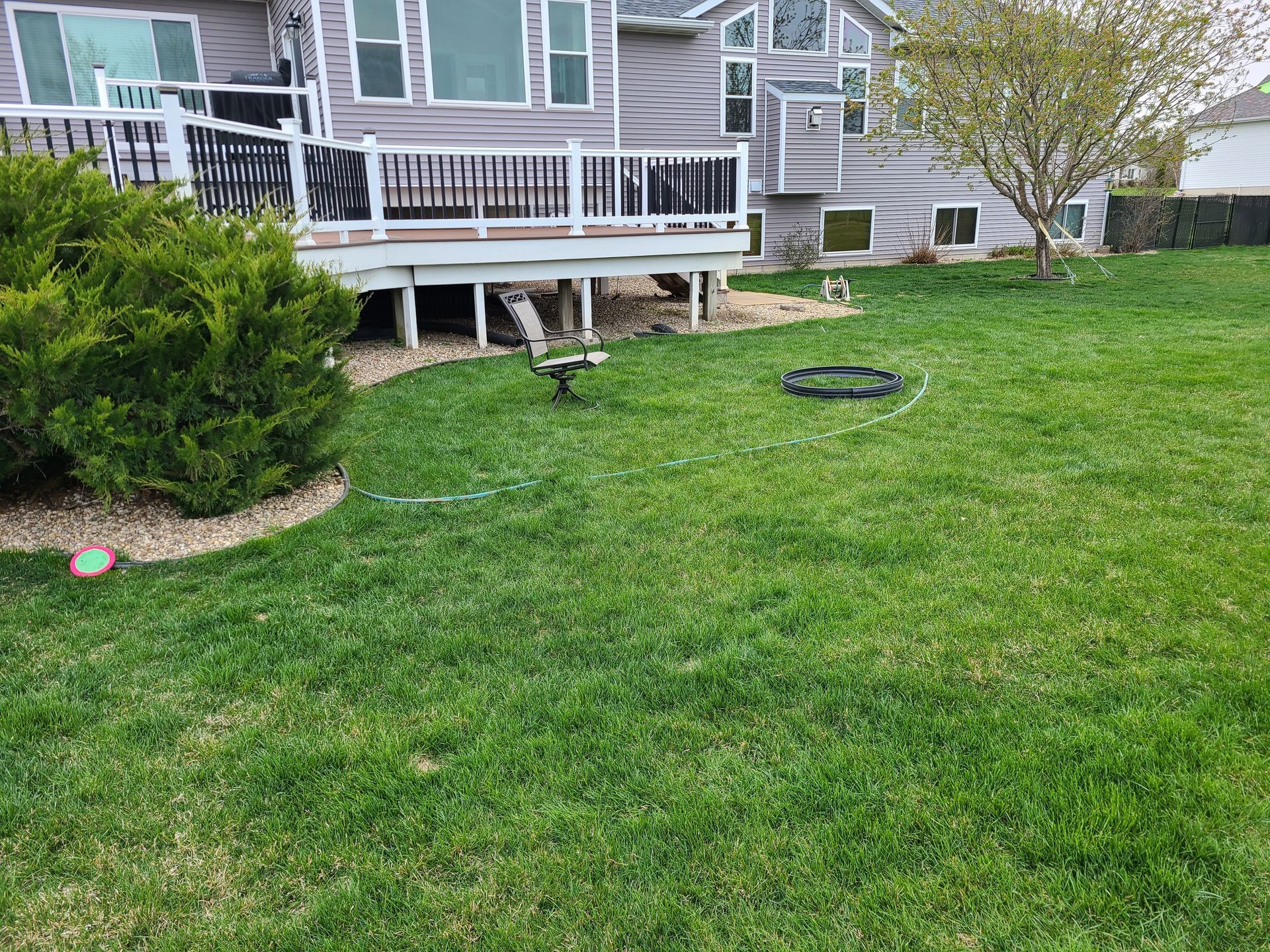 Before Grass Installation - Marion, IA - S&B Scapes