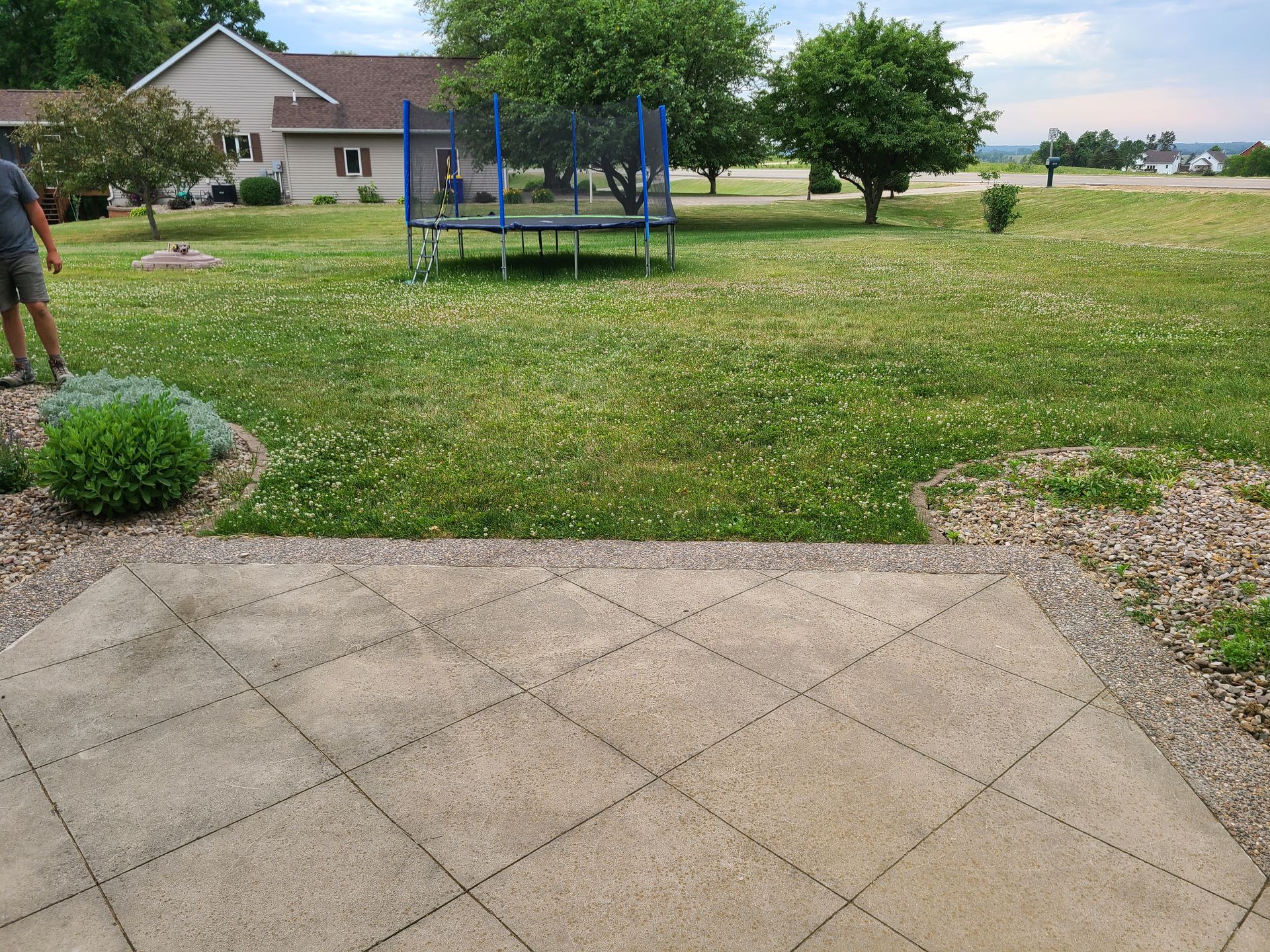 Before Backyard Restoration - Marion, IA - S&B Scapes