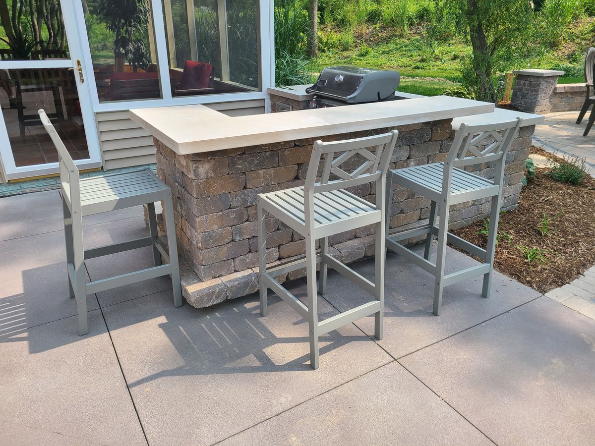 Outdoor Countertop — Marion, IA — S&B Scapes