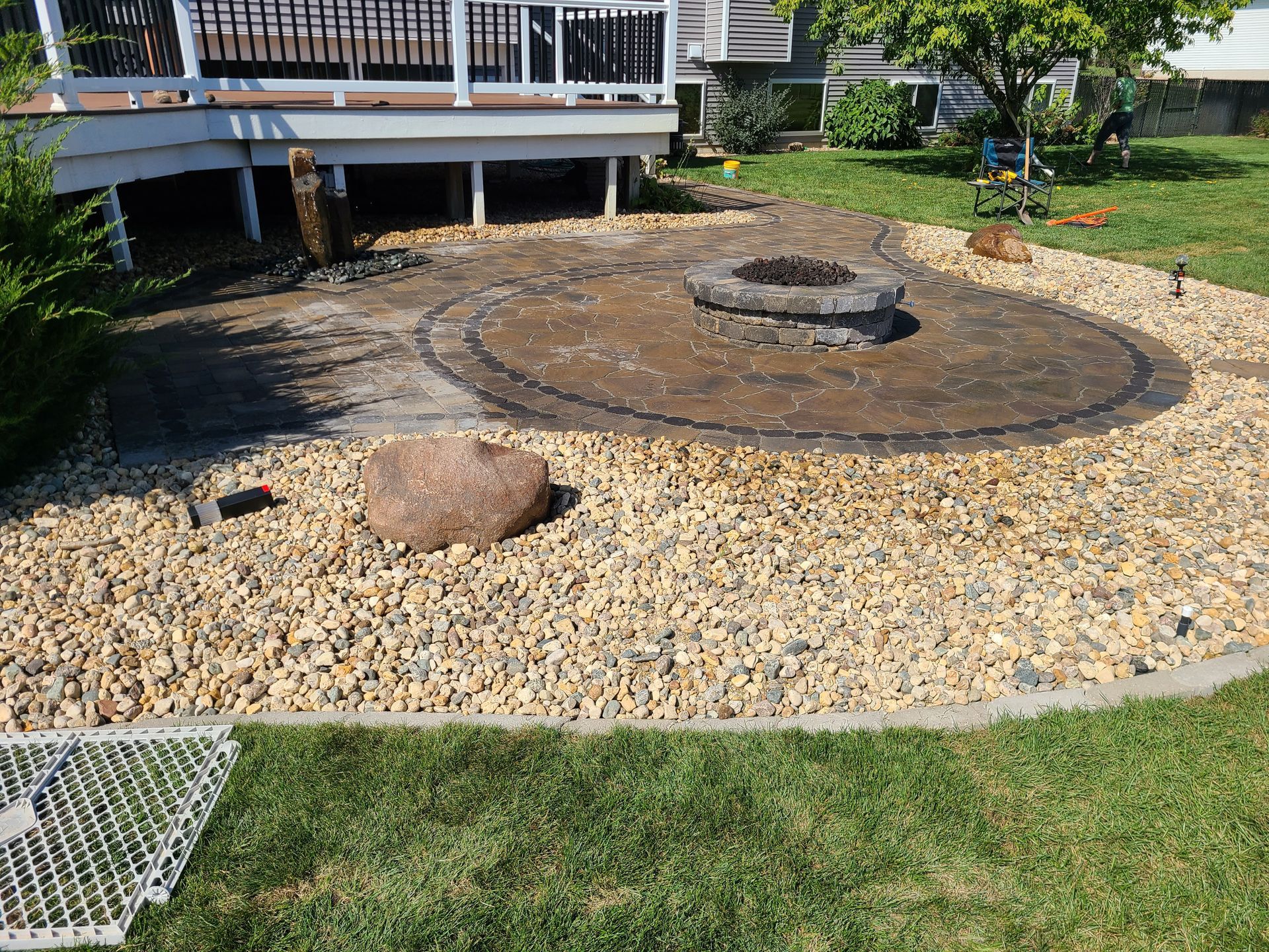 After Grass Installation - Marion, IA - S&B Scapes