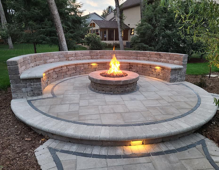 Fire Pit — Marion, IA — S&B Scapes
