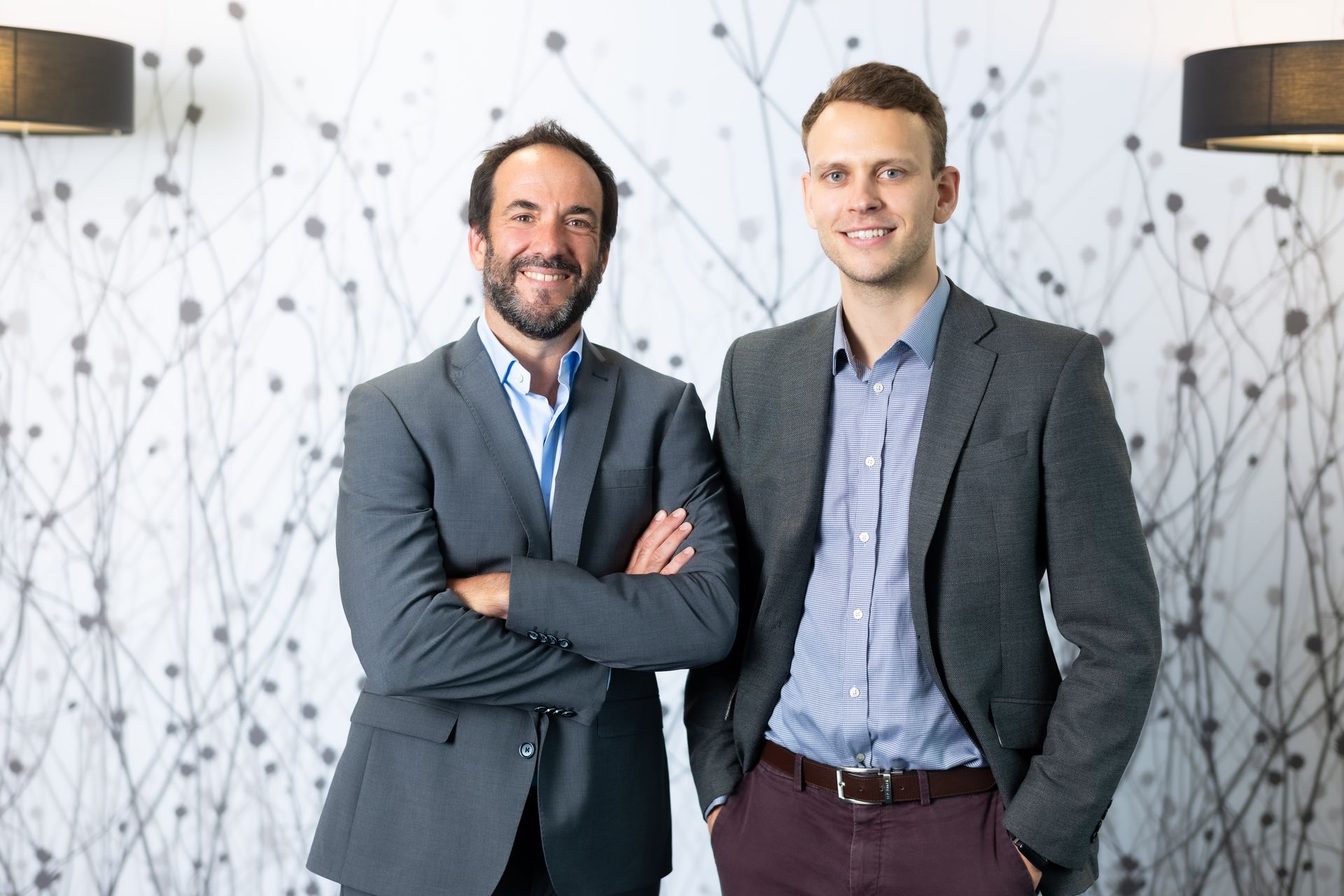 Picture of new Puraffinity CEO Vincent Caillaud with Henrik Hagemann