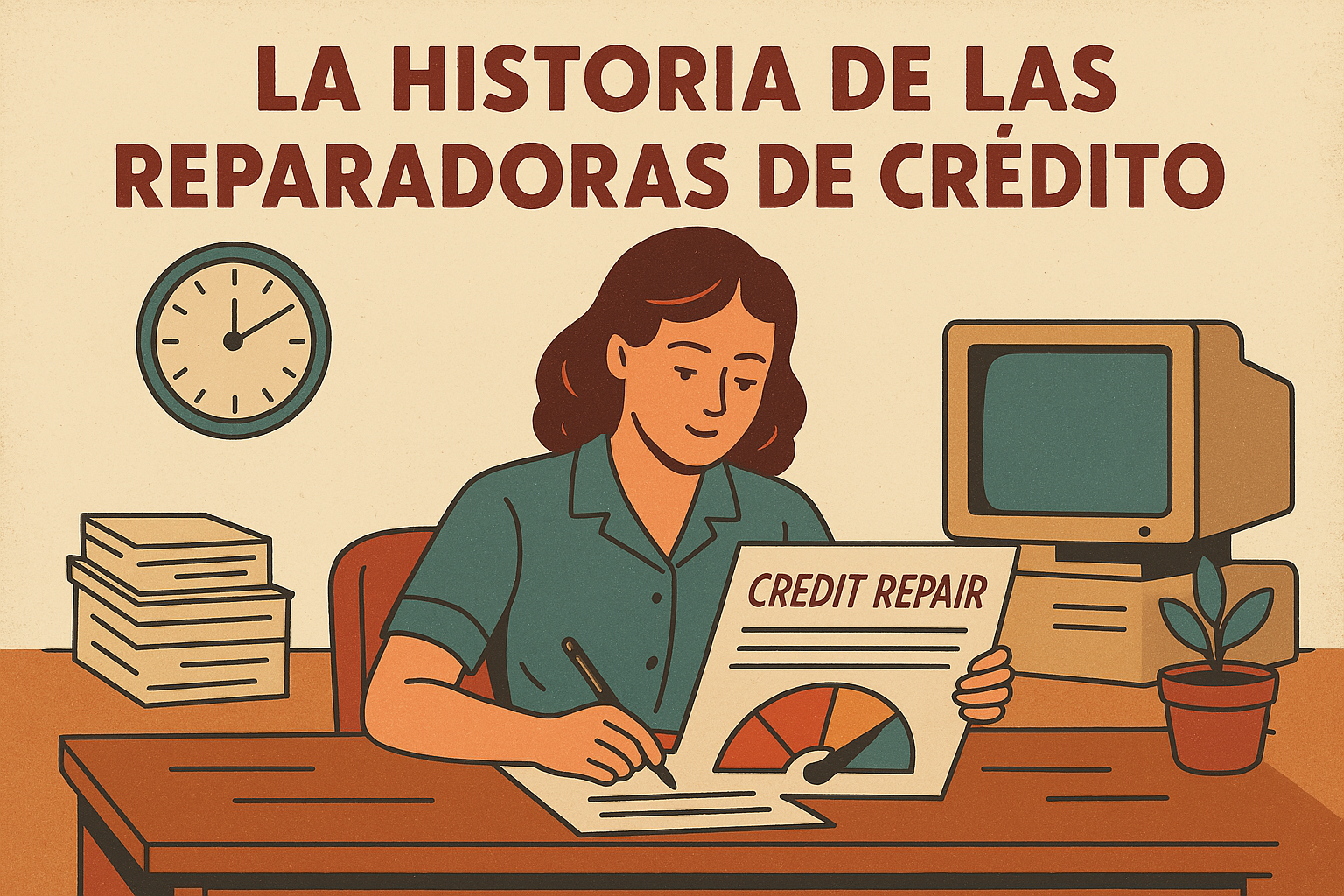 Historia de las reparadoras de crédito