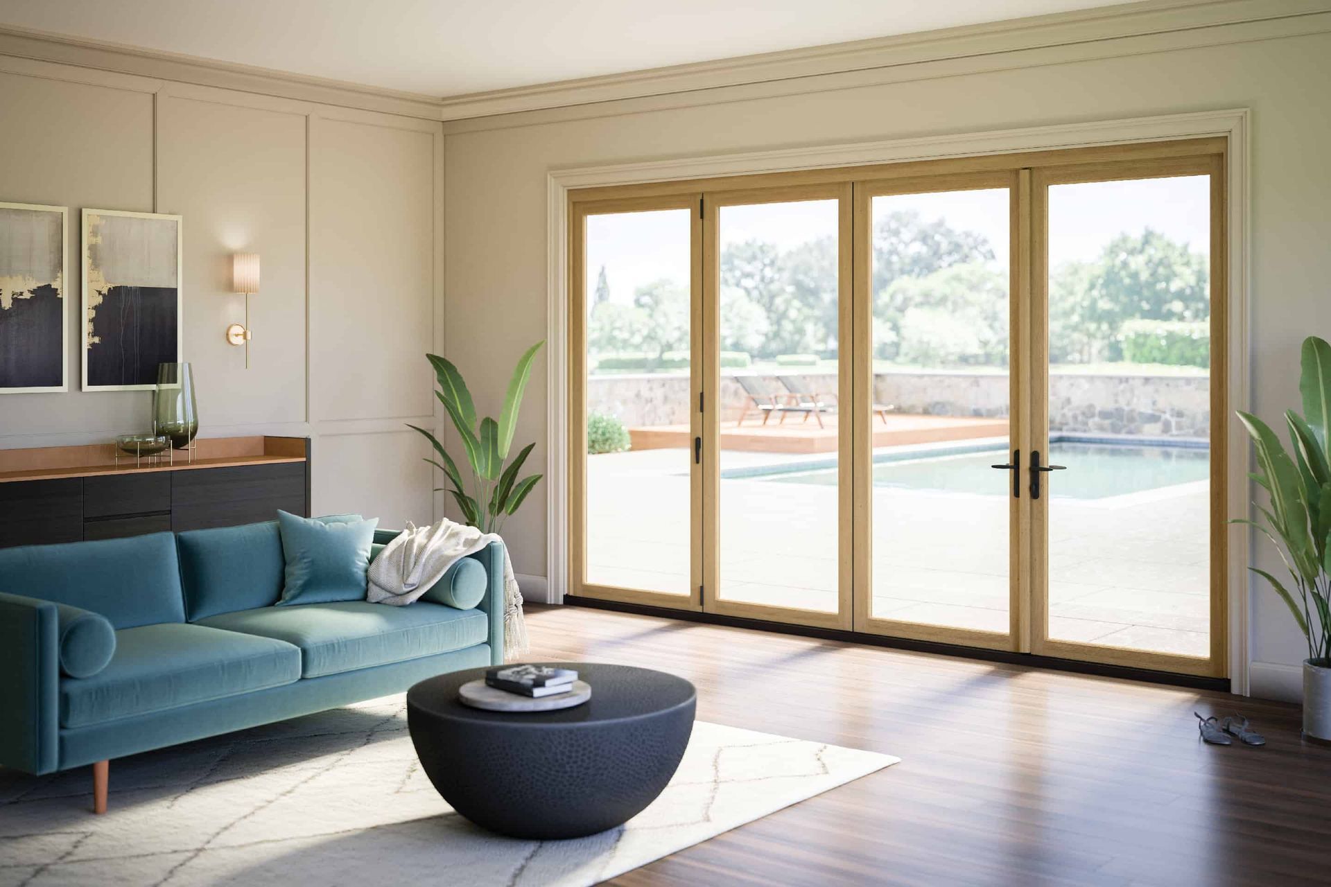 Image of Marvin elevate bi-fold doors
